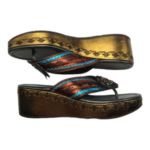 Donald J Pliner Wedge Sandals Search 9.5